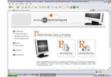Munaco Tech website design